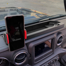 For 2018-2023 Jeep Wrangler JL & Gladiator JT Interior Center Console Dash Panel Storage Box Tray Mount Phone Holder RT-TCZ