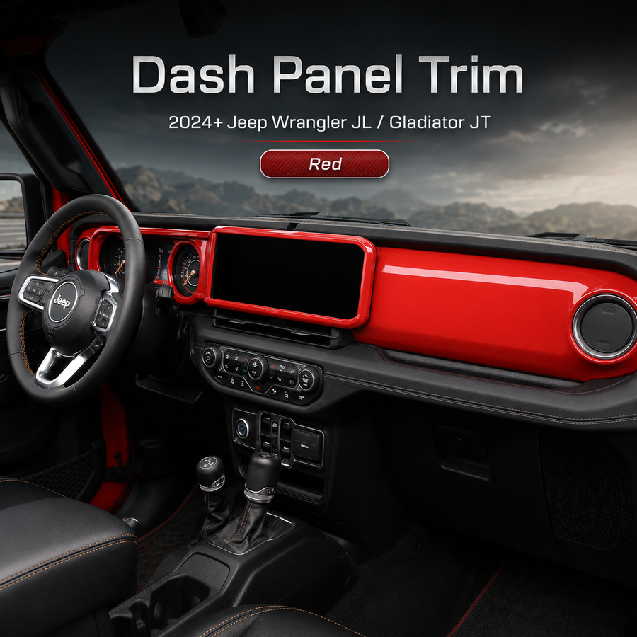 For Jeep Wrangler JL/Gladiator JT 2024+ Dashboard & Navigation