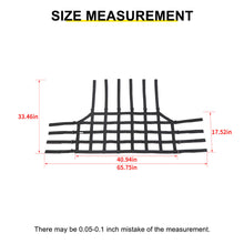 Fabric Strap & ABSFor 2007-2018 Jeep Wrangler JKU 4 Door Rear Trunk Mesh Cargo Net Organizer Restraint Protective Roof Top Baggage RT-TCZ