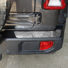 For 2018+ Jeep Wrangler JL Exterior Rear Bumper Protector Sill Plate Trim Cover (2 pcs) RT-TCZ