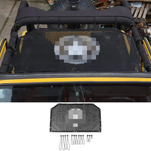 For 1997-2006 Jeep Wrangler TJ Half-Length Mesh Bikini Top Sunshade – UV Protection Soft Roof Cover RT-TCZ