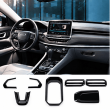 For 2022+ Jeep Compass 7 x Interior Dashboard & Center Console Accent Trim Kit RT-TCZ