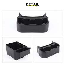 For 2018+ Jeep Wrangler JL & Gladitor JT Interior Rear Cup Holder Storage Box Organizer (2 pcs) RT-TCZ