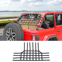 For 2018+ Jeep Wrangler JL 4-Door Version Car Rear Cargo Trunk Net Mesh Restraint System RT-TCZ