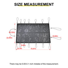 For 2018+ Jeep Wrangler JL 4-Door Sunshade Cargo Net Rear Trunk Heat Insulation Mesh UV Protection RT-TCZ