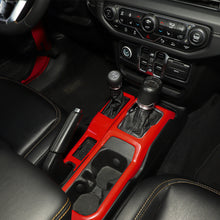 For 2024+ Jeep Wrangler JL & Gladiator JT Center Console Dashboard Gear Shift Bezel Trim Cover Kit (6 pcs) RT-TCZ