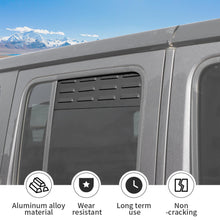 For 2018+ Jeep Wrangler JL 4Door Rear Door Window Louver Air Vent Panel Trim Cover RT-TCZ