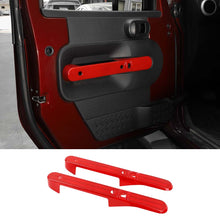 For 2007-2010 Jeep Wrangler JK 2 Door Interior Door Armrest Handle Cover Trim Decor RT-TCZ