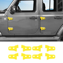 For 2026+ Jeep Wrangler JL & Gladiator JT 4-Door Version Exterior Car Door Hinges Trim Cover (8 pcs) RT-TCZ