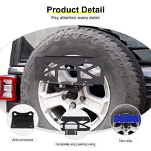 For 2018+ Jeep Wrangler JL Rear Spare Tire License Plate Bracket Accessories RT-TCZ