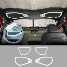 For 2024+ Jeep Wrangler JL & Gladiator JT A-Pillar & Top Roof mount Speaker Decor Ring Trim RT-TCZ