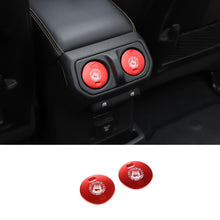 For 2018+ Jeep Wrangler JL / Gladiator JT 2 x Armrest Box Rear Air Vent Trim Aluminum Alloy RT-TCZ