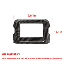 For 2018-2023 Jeep Wrangler JL & Gladiator JT GPS Navigation Panel Cover Trim RT-TCZ