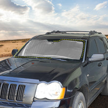 For 2007-2010 Jeep Grand Cherokee Car Front Windshield Sunshade Visors UV Block Cover RT-TCZ