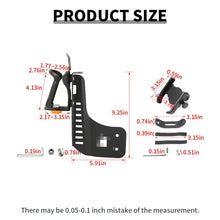 For 2011-2018 Jeep Wrangler JK JKU Two Side Front Door Water Cup Phone Holder Stand RT-TCZ