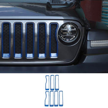 For 2018-2023 Jeep JL Front Grille Grill Insert Ring Trim Decor Ring Cover RT-TCZ