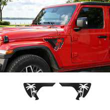 For 2018+ Jeep Wrangler JL & Gladiator JT Exterior Front Leaf Fender Sticker Trim Cover (2 pcs) RT-TCZ