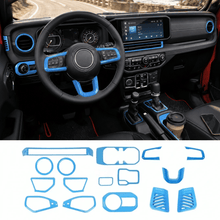 For 2024+ Jeep Wrangler JL/Gladiator JT 17 x Center Console/Roof Decoration Trim Kit RT-TCZ