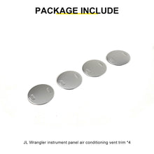 For 2018+ Jeep Wrangler JL / Gladiator JT 4 x Dashboard Air Conditioning Vent Trim Cover Aluminium Alloy RT-TCZ