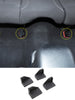 For 2007+ Jeep Wrangler JKU JLU & Gladiator JT 4Door Rear Seat Screw Protector Cover Trim RT-TCZ