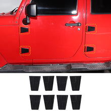 For 2007-2018 Jeep Wrangler JK 4-Door US Flag Door Hinge Cover Trim（8 pcs） RT-TCZ