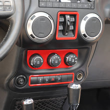 For Jeep Wrangler JK 2011-17 Air Conditioner Emergency Light Switch Trim Cover