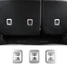 For 2014+ Jeep Cherokee Rear Seat Back backrest Cover Molding Trim 3PC RT-TCZ