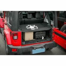 For 2007-2018 Jeep Wrangler JK JKU Rear Trunk Luggage Carrier Cargo Cover Shade Storage Curtain Protect Pentagram Logo RT-TCZ
