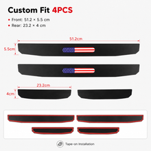 For 2018+ Jeep Wrangler JL JLU & Gladiator JT  Front & Rear Entry Guards Door Sill Plate Protectors Threshold Cover USA Flag RT-TCZ