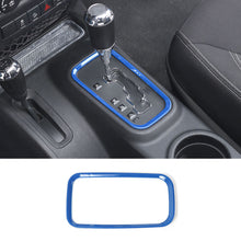 For 2011-2018 Jeep Wrangler JK Interior Gear Shift Panel Cover Trim Frame Ring RT-TCZ