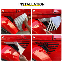 For 2018+ Jeep Wrangler JL & Gladiator JT Exterior Front Leaf Fender Sticker Trim Cover (2 pcs) RT-TCZ