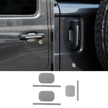 For 2018+ Jeep Wrangler JL 2-Door Version Exterior Door Handle Bowl Sticker Trim Cover (3 pcs) RT-TCZ