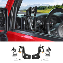 For 2011-2018 Jeep Wrangler JK JKU Two Side Front Door Water Cup Phone Holder Stand RT-TCZ