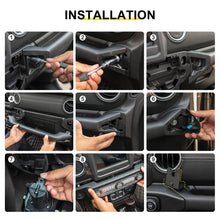 For 2018-2023 Jeep Wrangler JL & Gladiator JT Interior Walkie Talkie Mount Bracket Stand Accessories RT-TCZ