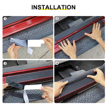 For 2007-2018 Jeep Wrangler JK Door Sill Threshold Anti Scratch Protection Sticker Cover RT-TCZ