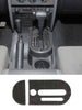 For 2007-2010 Jeep Wrangler JK Soft Carbon Fiber Console Gear Shift Panel Cover Trim RT-TCZ