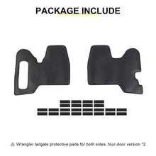 For 2018+ Jeep Wrangler JL 4-Door Version Interior Rear Trunk Side Protective Pads Trim Accessories (2 pcs) RT-TCZ