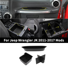 For 2011-2018 Jeep Wrangler JK Interior Center Console Armrest Storage Box Organizer Tray Insert