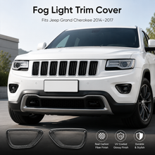 For 2014-2017 Jeep Grand Cherokee WK2 Front Fog Light Trim Lamp Bezel RT-TCZ