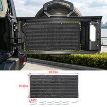 For 2007+ Jeep Wrangler TJ JK JKU JL JLU Black Car Trunk Saddlebag Tool Organizer Tail Door Storage Bag RT-TCZ