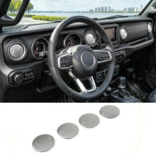 For 2018+ Jeep Wrangler JL / Gladiator JT 4 x Dashboard Air Conditioning Vent Trim Cover Aluminium Alloy RT-TCZ
