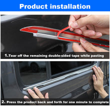 For 2018+ Jeep Wrangler JL JLU JT 2/4Door Stainless Steel Door Window Bottom Strips Cover RT-TCZ