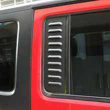 RT-TCZ For Jeep Wrangler JKU 2007-2017 Rear Car Door Small Window Glass Cover Trim Accessories 4 Door