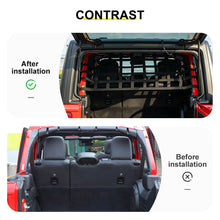 For 2018+ Jeep Wrangler JL 4-Door Version Car Rear Cargo Trunk Net Mesh Restraint System RT-TCZ