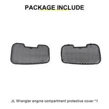 For 2018-2024 Jeep Wrangler JL & Gladiator JT Engine Hood Air Intake Dust Stuc Dustproof Cover Accessories RT-TCZ