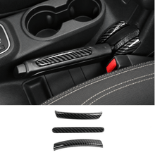 For 2011-2018 Jeep Wrangler JK JKU 3PCS Interior Hand Brake Trim Cover– ABS Parking Brake Accent RT-TCZ