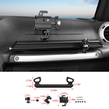 For 2011-2018 Jeep Wrangler JK JKU Dash Camera & Phone Holder Mount Stand RT-TCZ