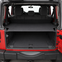 For 2018+ Jeep Wrangler JLU 4-Door Rear Cargo Cover Privacy Shade Trunk Luggage Cover Waterproof Nylon RT-TCZ