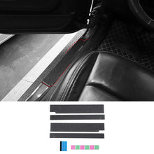For 2018+ Jeep Wrangler JL & Gladiator JT Exterior Car Door Threshold Protection Stickers Cover RT-TCZ