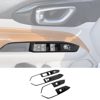 For 2021+ Jeep Compass Inner Door Window Lift Switch Panel Trim Cover Bezel RT-TCZ